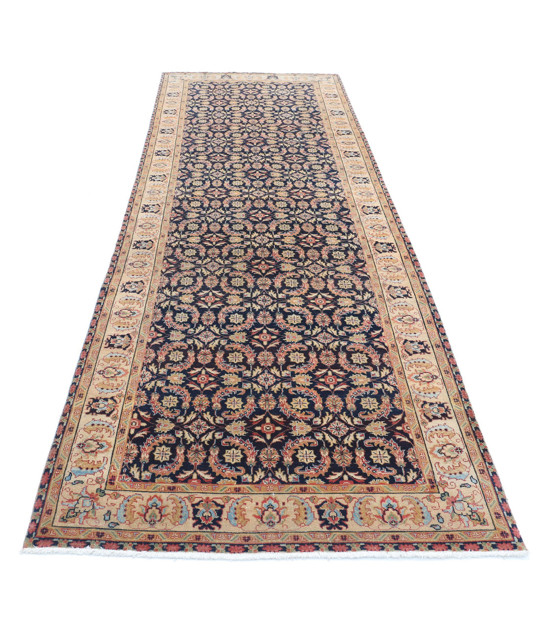 Heritage 3'11'' X 11'7'' Hand-Knotted Wool Rug 3'11'' x 11'7'' (350 X 545) / Beige / Brown