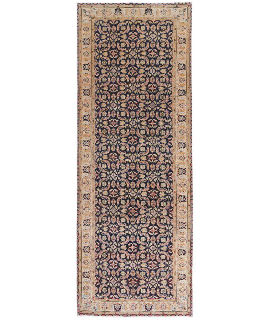 Heritage 3'11'' X 11'7'' Hand-Knotted Wool Rug 3'11'' x 11'7'' (350 X 545) / Beige / Brown