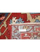 Heriz 9' 10" X 12' 2" Hand-Knotted Wool Rug 9' 10" X 12' 2" (300 X 371) / Red / Ivory
