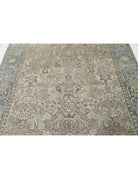 Heriz 7' 0" X 8' 11" Hand-Knotted Wool Rug 7' 0" X 8' 11" (213 X 272) / Taupe / Grey