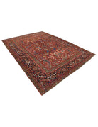 Heriz 8' 4" X 11' 1" Hand-Knotted Wool Rug 8' 4" X 11' 1" (254 X 338) / Rust / Blue