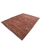 Heriz 8' 4" X 11' 1" Hand-Knotted Wool Rug 8' 4" X 11' 1" (254 X 338) / Rust / Blue