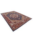 Heriz 8' 3" X 11' 4" Hand-Knotted Wool Rug 8' 3" X 11' 4" (251 X 345) / Blue / Red