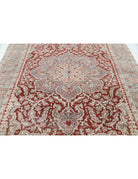 Heriz 7' 10" X 10' 10" Hand-Knotted Wool Rug 7' 10" X 10' 10" (239 X 330) / Red / Blue