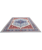 Heriz 8'11'' X 11'7'' Hand-Knotted Wool Rug 8'11'' x 11'7'' (268 X 348) / Blue / Grey