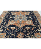 Heriz 10'1'' X 13'0'' Hand-Knotted Wool Rug 10'1'' x 13'0'' (303 X 390) / Blue / Rust