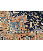 Heriz 10'1'' X 13'0'' Hand-Knotted Wool Rug 10'1'' x 13'0'' (303 X 390) / Blue / Rust