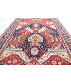 Heriz 10'0'' X 13'0'' Hand-Knotted Wool Rug 10'0'' x 13'0'' (300 X 390) / Red / Blue