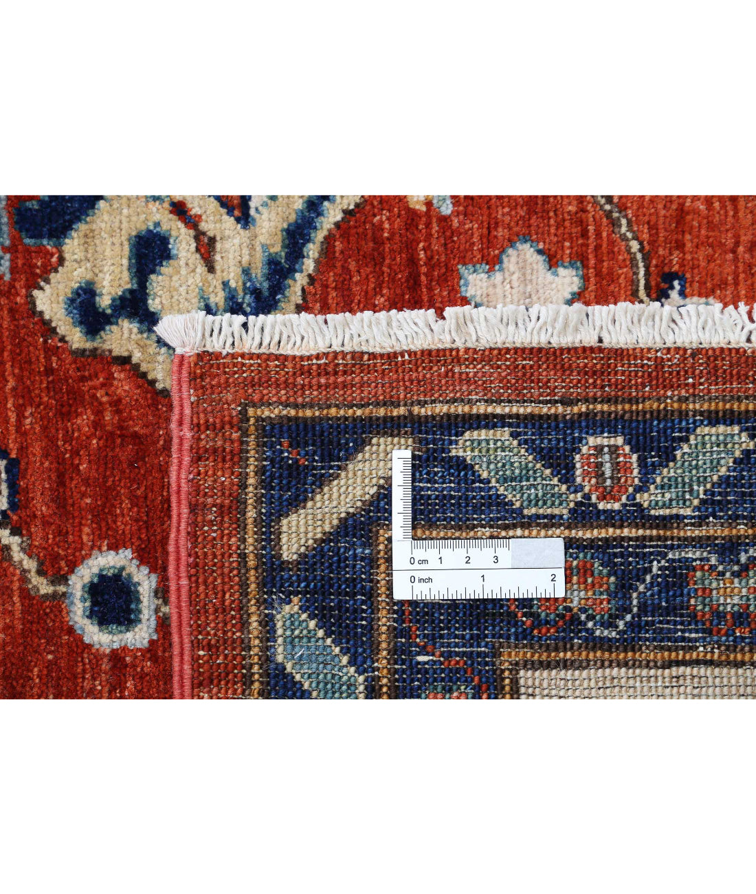 Heriz 8'0'' X 9'10'' Hand-Knotted Wool Rug 8'0'' x 9'10'' (240 X 295) / Red / Ivory