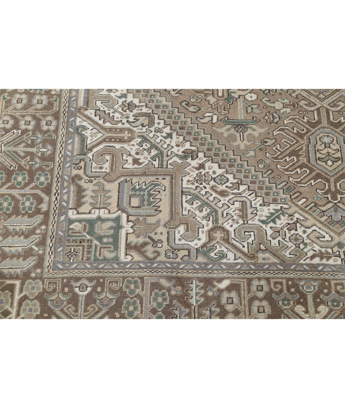 Heriz 7'11'' X 10'8'' Hand-Knotted Wool Rug 7'11'' x 10'8'' (238 X 320) / Taupe / Taupe