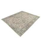 Heriz 6'10'' X 8'4'' Hand-Knotted Wool Rug 6'10'' x 8'4'' (205 X 250) / Ivory / Grey