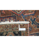 Heriz 10'6'' X 12'6'' Hand-Knotted Wool Rug 10'6'' x 12'6'' (315 X 375) / Tan / Blue