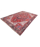 Heriz 8'9'' X 13'3'' Hand-Knotted Wool Rug 8'9'' x 13'3'' (263 X 398) / Red / Blue
