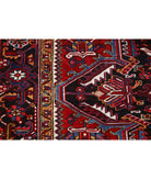 Heriz 8'11'' X 11'8'' Hand-Knotted Wool Rug 8'11'' x 11'8'' (268 X 350) / Red / Blue