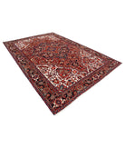 Heriz 7'9'' X 11'4'' Hand-Knotted Wool Rug 7'9'' x 11'4'' (233 X 340) / Rust / Blue
