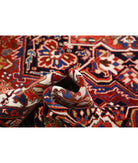 Heriz 7'9'' X 11'4'' Hand-Knotted Wool Rug 7'9'' x 11'4'' (233 X 340) / Rust / Blue