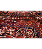 Heriz 7'9'' X 11'4'' Hand-Knotted Wool Rug 7'9'' x 11'4'' (233 X 340) / Rust / Blue