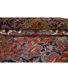 Heriz 8'2'' X 11'8'' Hand-Knotted Wool Rug 8'2'' x 11'8'' (245 X 350) / Rust / Blue