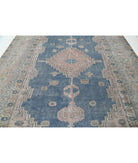 Heriz 9'6'' X 14'0'' Hand-Knotted Wool Rug 9'6'' x 14'0'' (285 X 420) / Blue / Pink