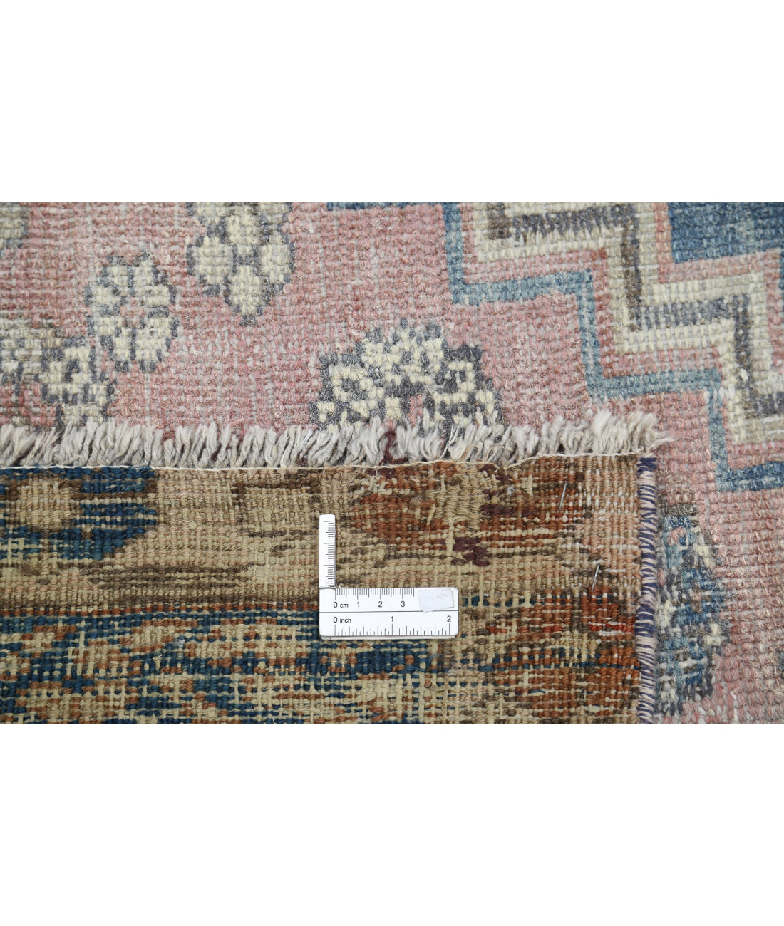 Heriz 9'6'' X 14'0'' Hand-Knotted Wool Rug 9'6'' x 14'0'' (285 X 420) / Blue / Pink