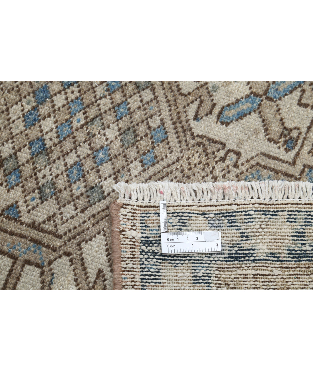 Heriz 3'0'' X 4'5'' Hand-Knotted Wool Rug 3'0'' x 4'5'' (90 X 133) / Ivory / Blue