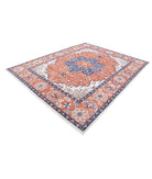 Heriz 8'0'' X 9'11'' Hand-Knotted Wool Rug 8'0'' x 9'11'' (240 X 298) / Ivory / Rust