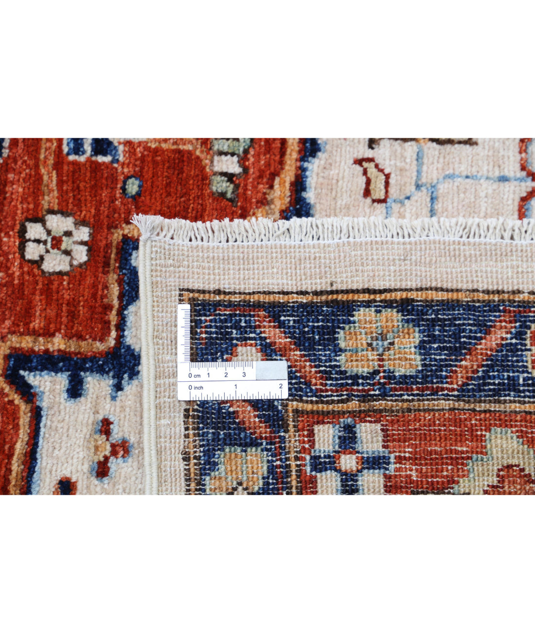 Heriz 8'0'' X 9'11'' Hand-Knotted Wool Rug 8'0'' x 9'11'' (240 X 298) / Ivory / Rust