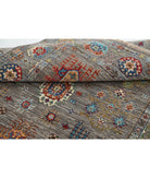 Jasmine 4'2'' X 6'5'' Hand-Knotted Wool Rug 4'2'' x 6'5'' (125 X 193) / Grey / Grey