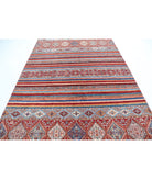 Khurjeen 6'8'' X 9'10'' Hand-Knotted Wool Rug 6'8'' x 9'10'' (200 X 295) / Multi / Red