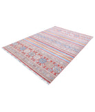 Khurjeen 6'6'' X 9'7'' Hand-Knotted Wool Rug 6'6'' x 9'7'' (195 X 288) / Multi / Red