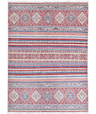 Khurjeen 5'8'' X 7'8'' Hand-Knotted Wool Rug 5'8'' x 7'8'' (170 X 230) / Multi / Red