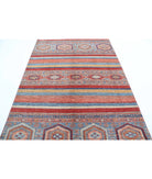 Khurjeen 5'6'' X 8'0'' Hand-Knotted Wool Rug 5'6'' x 8'0'' (165 X 240) / Multi / Red