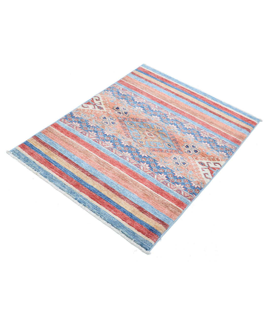 Khurjeen 2'9'' X 3'8'' Hand-Knotted Wool Rug 2'9'' x 3'8'' (83 X 110) / Multi / Multi