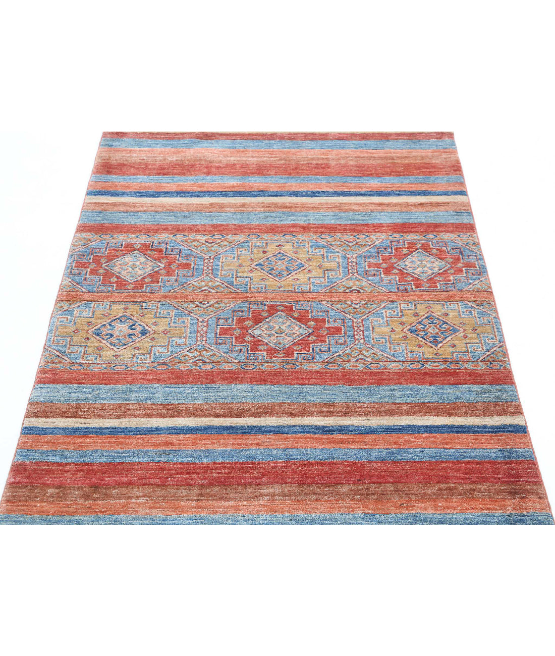 Khurjeen 3'0'' X 4'9'' Hand-Knotted Wool Rug 3'0'' x 4'9'' (90 X 143) / Multi / Multi