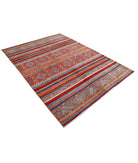 Khurjeen 5'7'' X 7'6'' Hand-Knotted Wool Rug 5'7'' x 7'6'' (168 X 225) / Multi / Multi