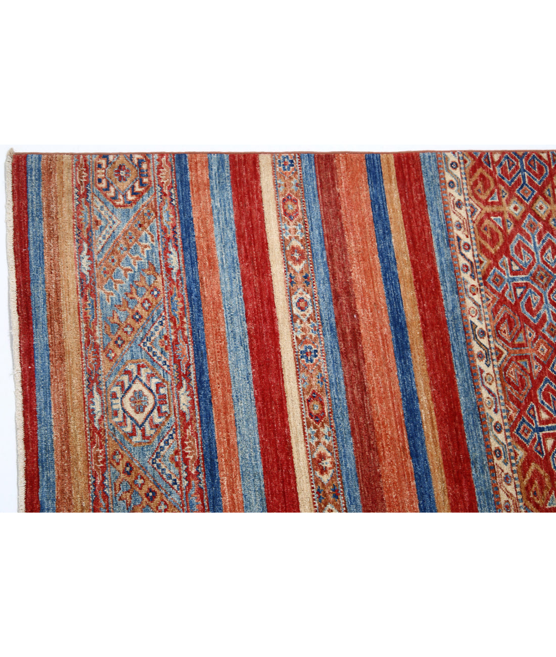 Khurjeen 5'7'' X 7'6'' Hand-Knotted Wool Rug 5'7'' x 7'6'' (168 X 225) / Multi / Multi