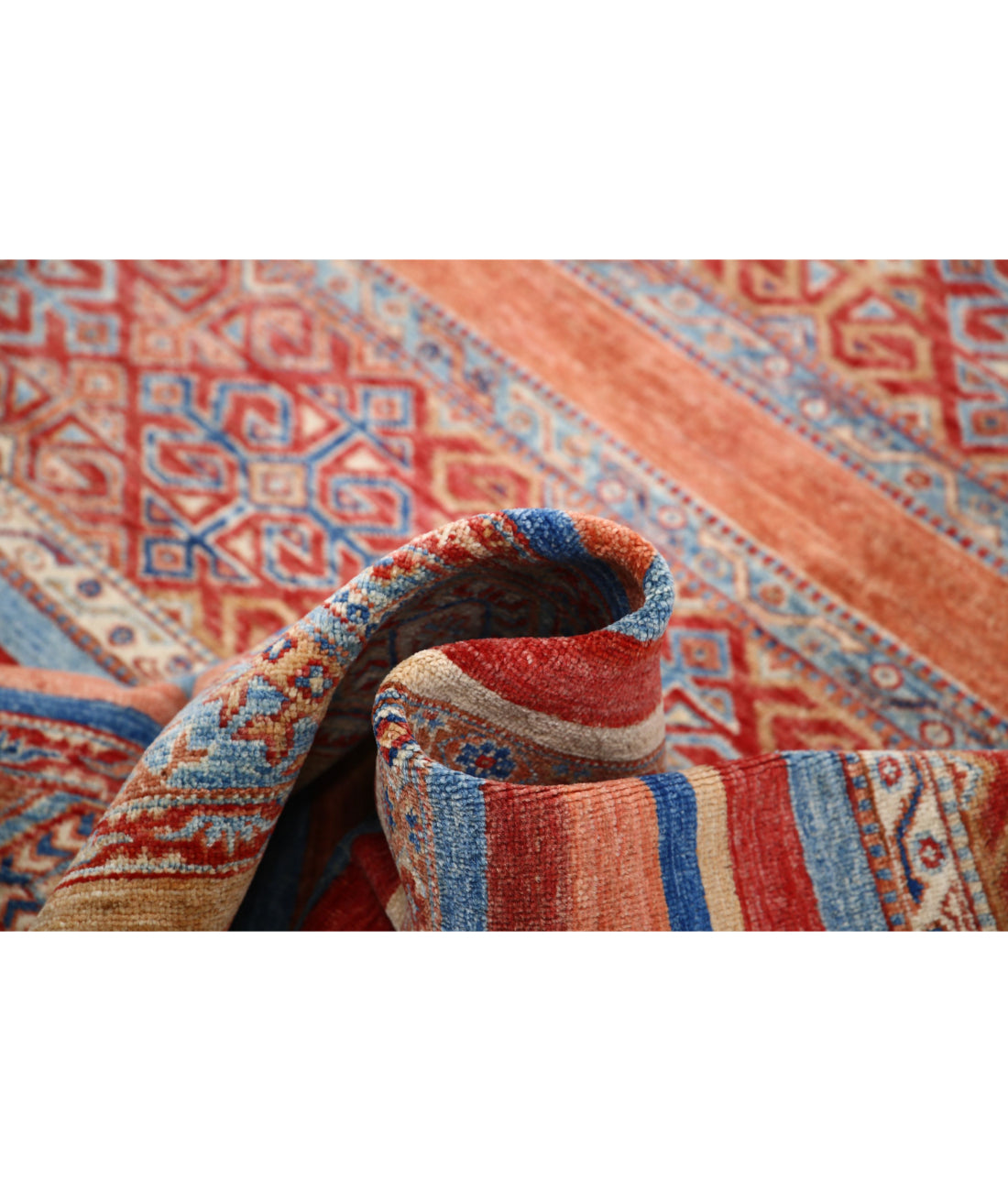 Khurjeen 5'7'' X 7'6'' Hand-Knotted Wool Rug 5'7'' x 7'6'' (168 X 225) / Multi / Multi