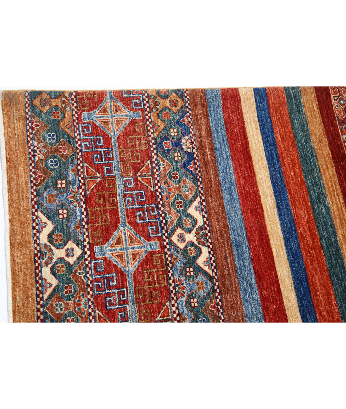 Khurjeen 5'9'' X 7'9'' Hand-Knotted Wool Rug 5'9'' x 7'9'' (173 X 233) / Multi / Multi