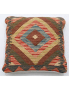 Pillows 1' 5" X 1' 5" Hand-Woven Wool Pillow 1' 5" X 1' 5" (43 X 43) / Multi / Multi