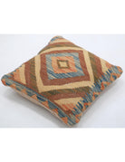 Pillows 1' 5" X 1' 5" Hand-Woven Wool Pillow 1' 5" X 1' 5" (43 X 43) / Multi / Multi