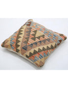 Pillows 1' 5" X 1' 5" Hand-Woven Wool Pillow 1' 5" X 1' 5" (43 X 43) / Multi / Multi