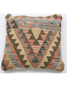 Pillows 1' 5" X 1' 5" Hand-Woven Wool Pillow 1' 5" X 1' 5" (43 X 43) / Multi / Multi