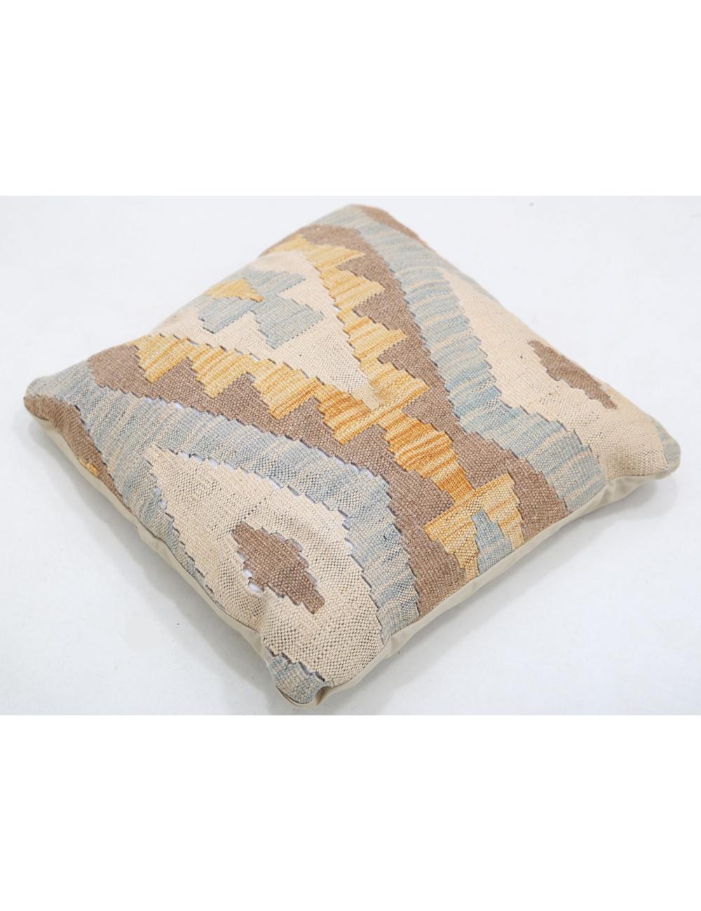 Pillows 1' 5" X 1' 5" Hand-Woven Wool Pillow 1' 5" X 1' 5" (43 X 43) / Multi / Multi