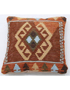 Pillows 1' 5" X 1' 5" Hand-Woven Wool Pillow 1' 5" X 1' 5" (43 X 43) / Multi / Multi