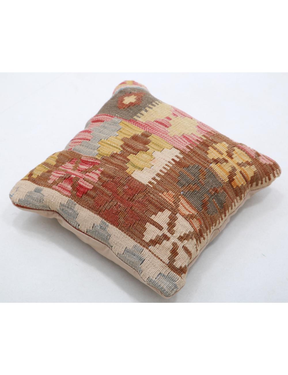 Pillows 1' 5" X 1' 5" Hand-Woven Wool Pillow 1' 5" X 1' 5" (43 X 43) / Multi / Multi