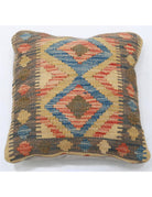 Pillows 1' 5" X 1' 5" Hand-Woven Wool Pillow 1' 5" X 1' 5" (43 X 43) / Multi / Multi