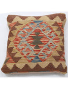 Pillows 1' 5" X 1' 5" Hand-Woven Wool Pillow 1' 5" X 1' 5" (43 X 43) / Multi / Multi