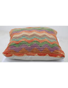 Pillows 1' 5" X 1' 5" Hand-Woven Wool Pillow 1' 5" X 1' 5" (43 X 43) / Multi / Multi