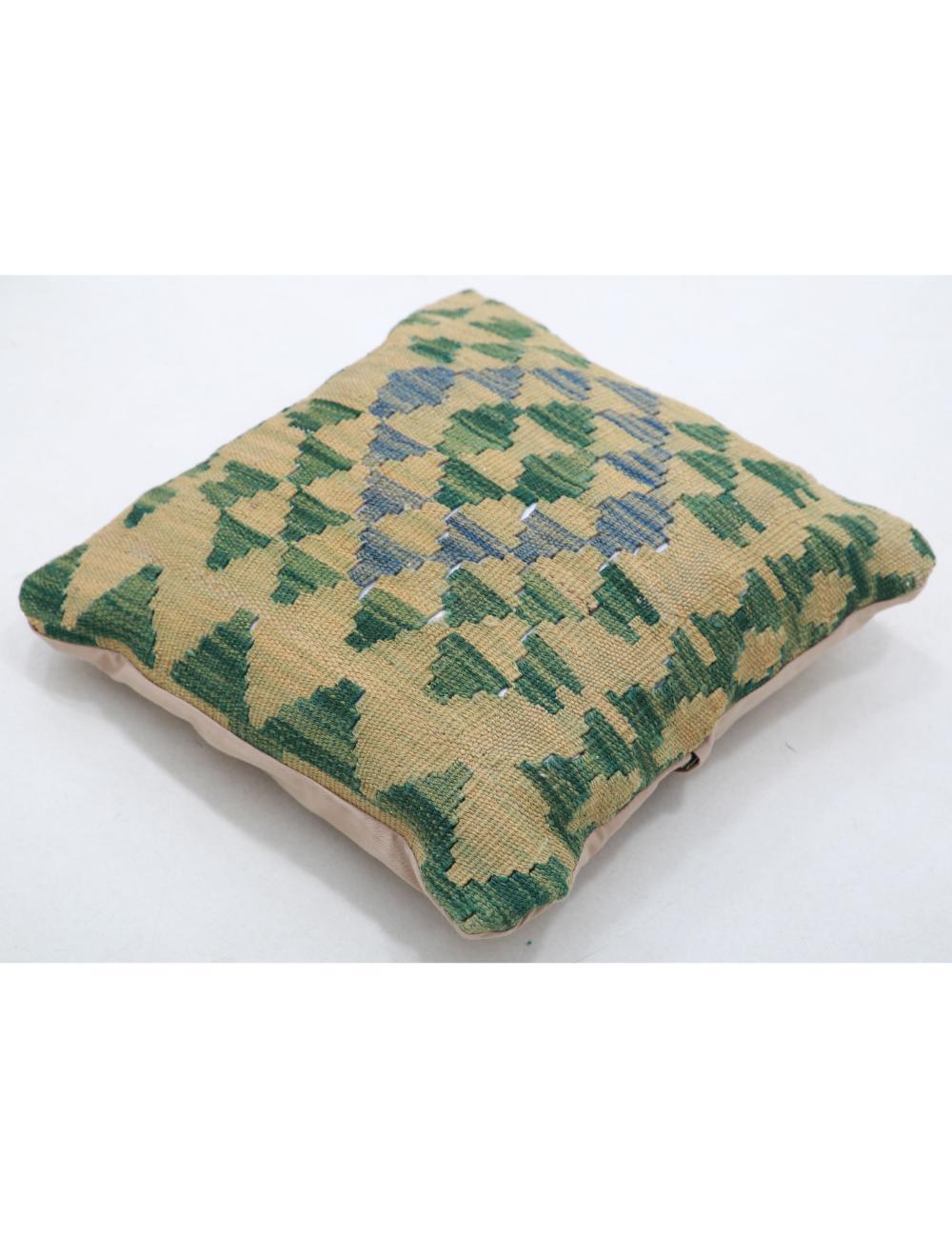 Pillows 1' 5" X 1' 5" Hand-Woven Wool Pillow 1' 5" X 1' 5" (43 X 43) / Multi / Multi