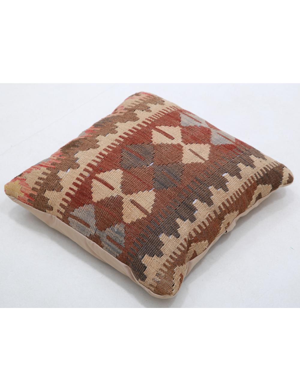 Pillows 1' 5" X 1' 5" Hand-Woven Wool Pillow 1' 5" X 1' 5" (43 X 43) / Multi / Multi